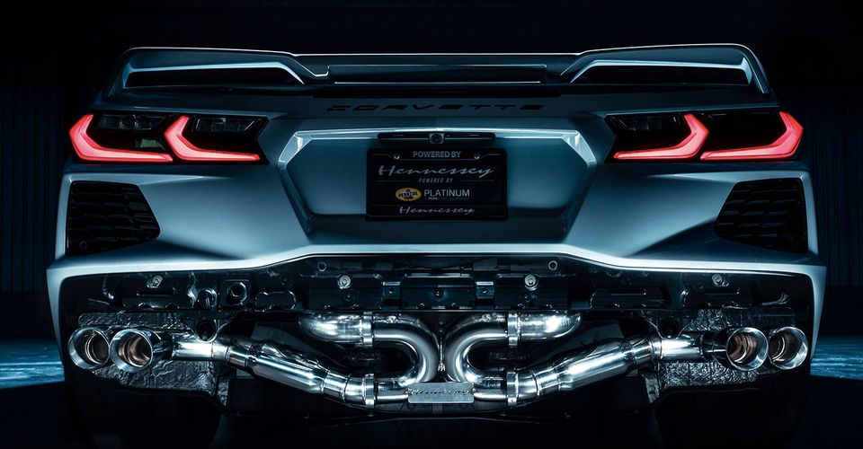 Hennessey C8 Corvette Exhaust Launched with 20HP Gains