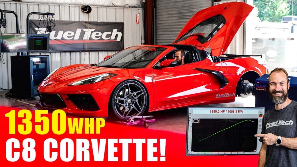 Highest Horse Power (1350HP) and Quickest C8 Corvette 9.01 at 154mph!