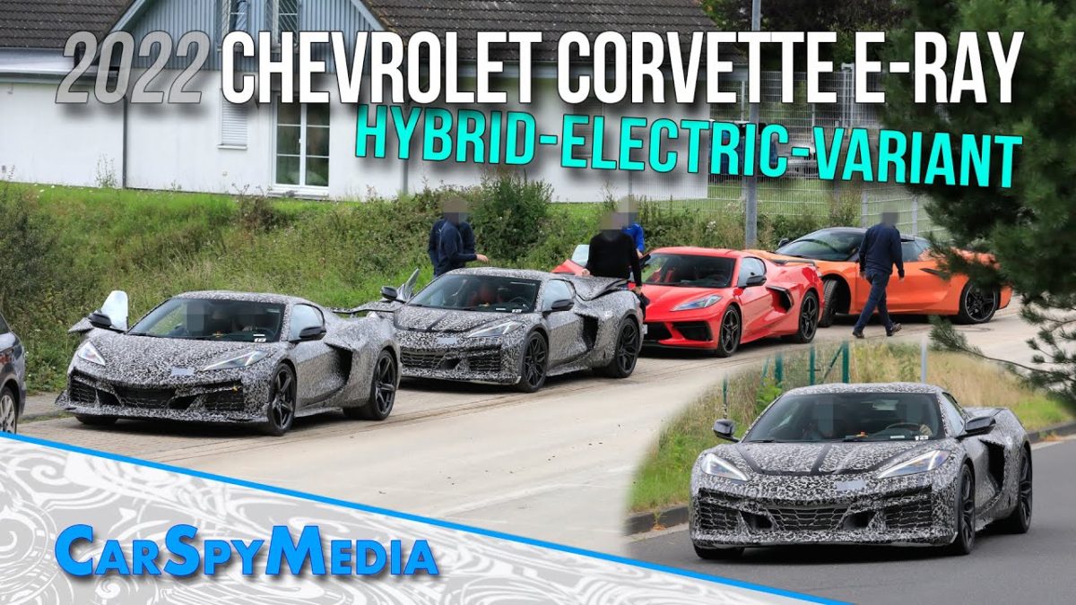 C8 Corvette E-Ray Hybrid Spied Testing Together With Z06? (VIDEO)