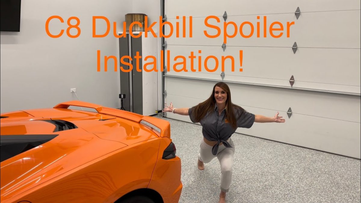 How To Install Racing Sport Concepts Duck Tail Spoiler on the C8 Corvette