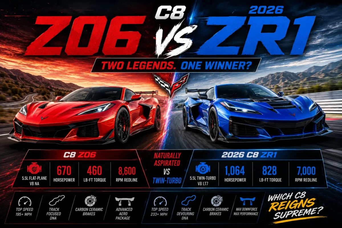 C8 ZR1 vs C8 Z06