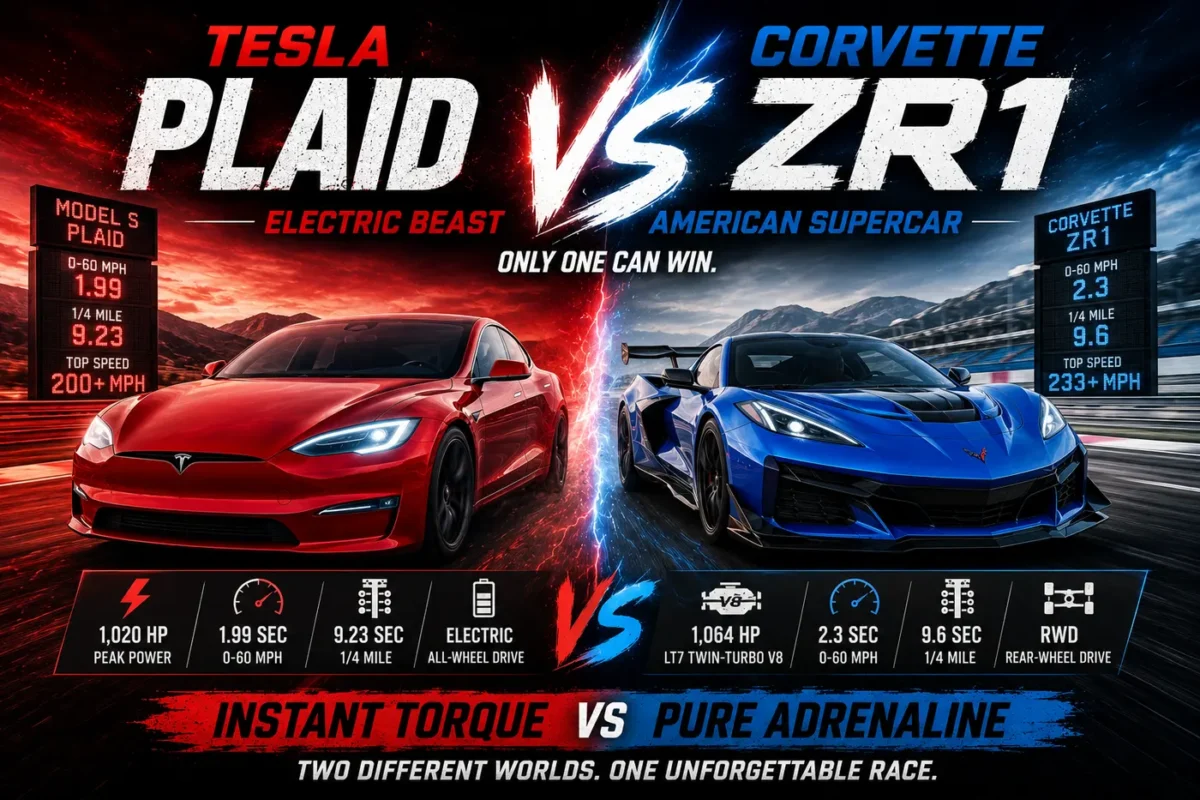 Tesla Plaid vs Corvette ZR1: Which Is Faster? (Owner)